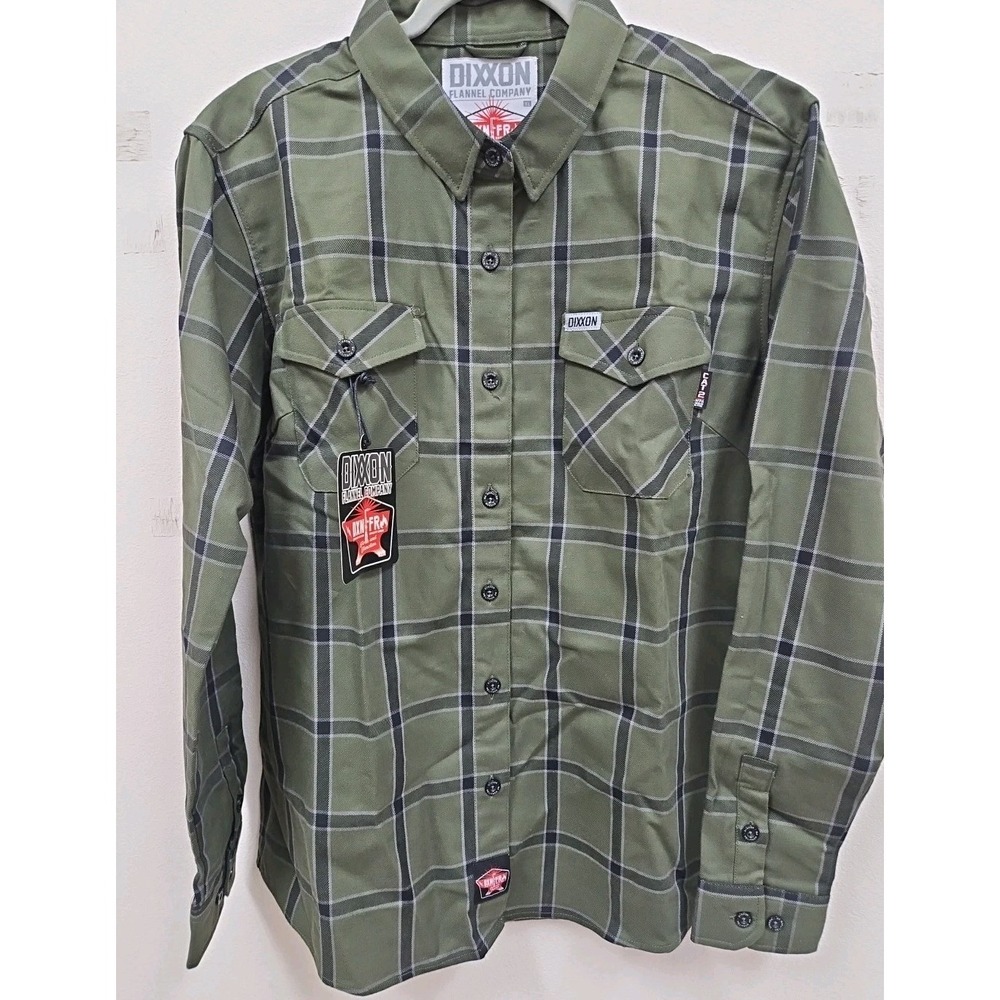 Dixxon Flannel Company Long Sleeve Plaid Flannel Shirt FR Mens XL Workwear NWT